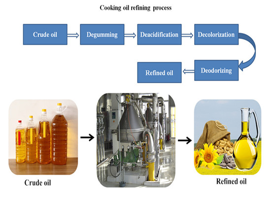 Palm oil refinery machine